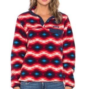 Patterned Patagonia Synchilla Fleece Pullover